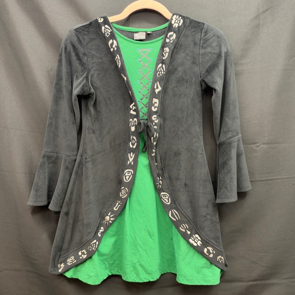 Disney Hocus Pocus Winifred Sanderson Costume Halloween GIRLS L 10-12 Green